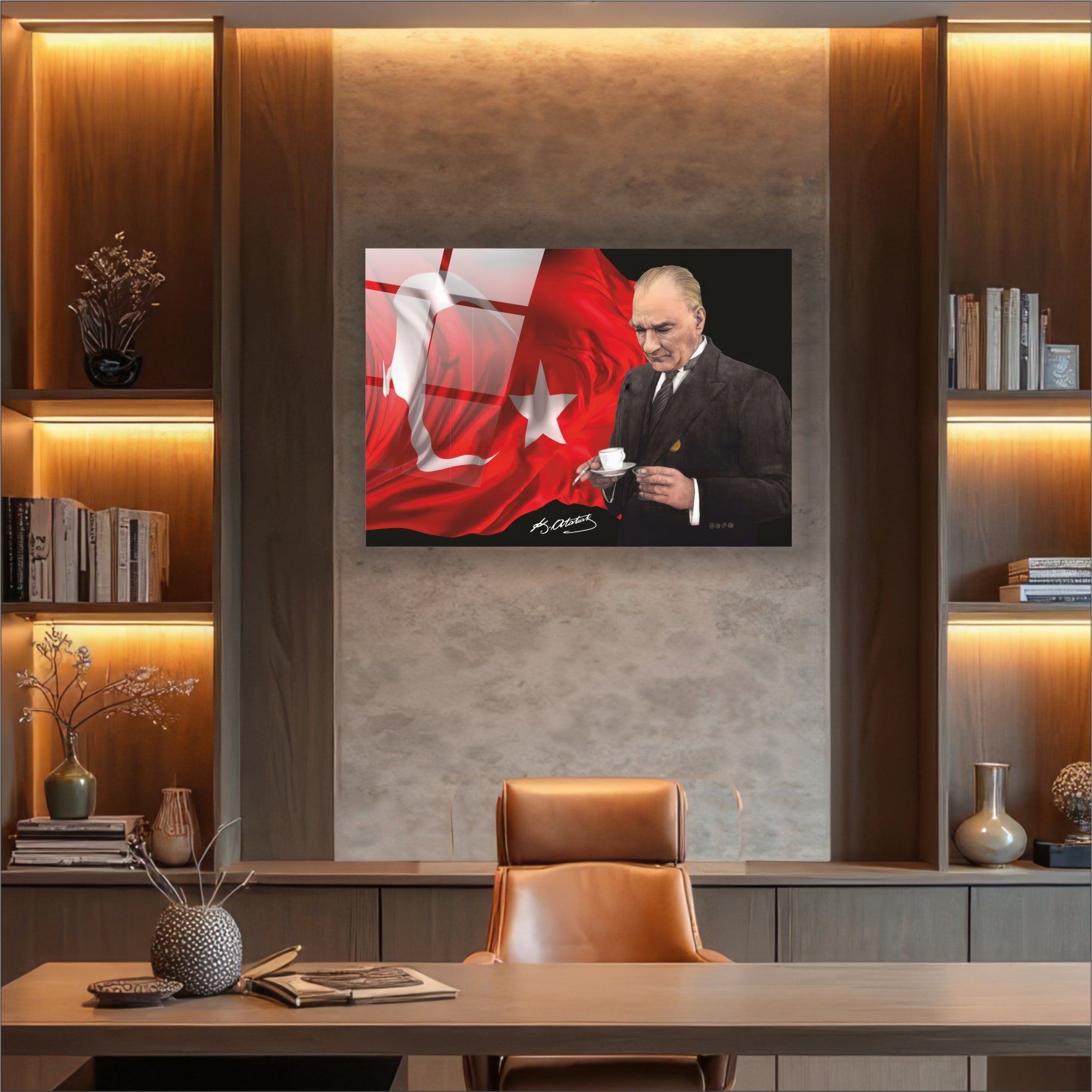 Atatürk Cam Tablo